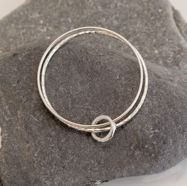 Marsha Drew, Rockpool Double Bangle with Halo Charm