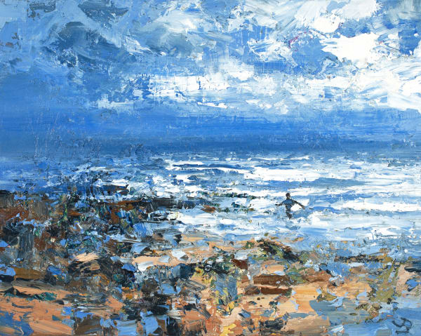 Into Choppy Surf, Polzeath