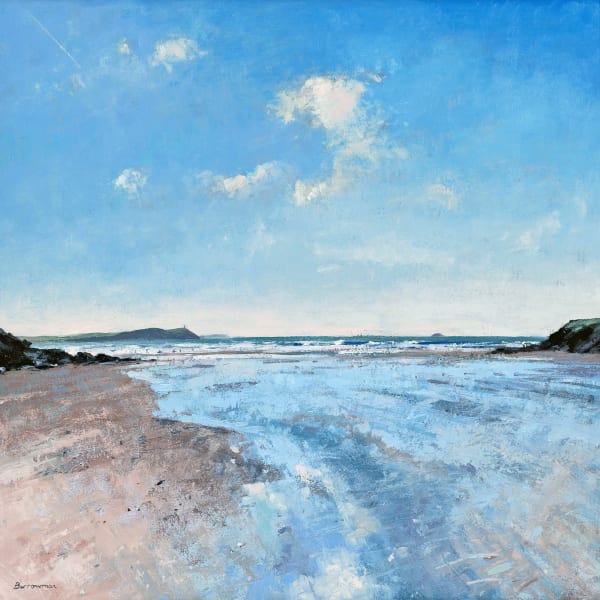 Reflections at Baby Bay Andrew Barrowman Oil on Plywood Board