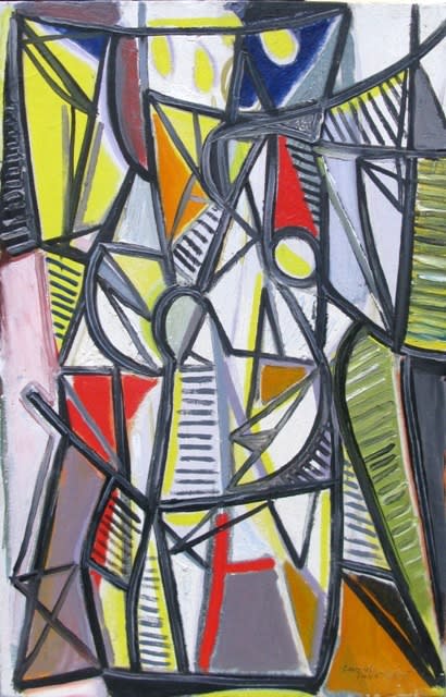 Caziel, WC645 - Abstract Composition, 1945