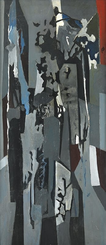 Caziel, WC243 - Composition no. 45, 1955