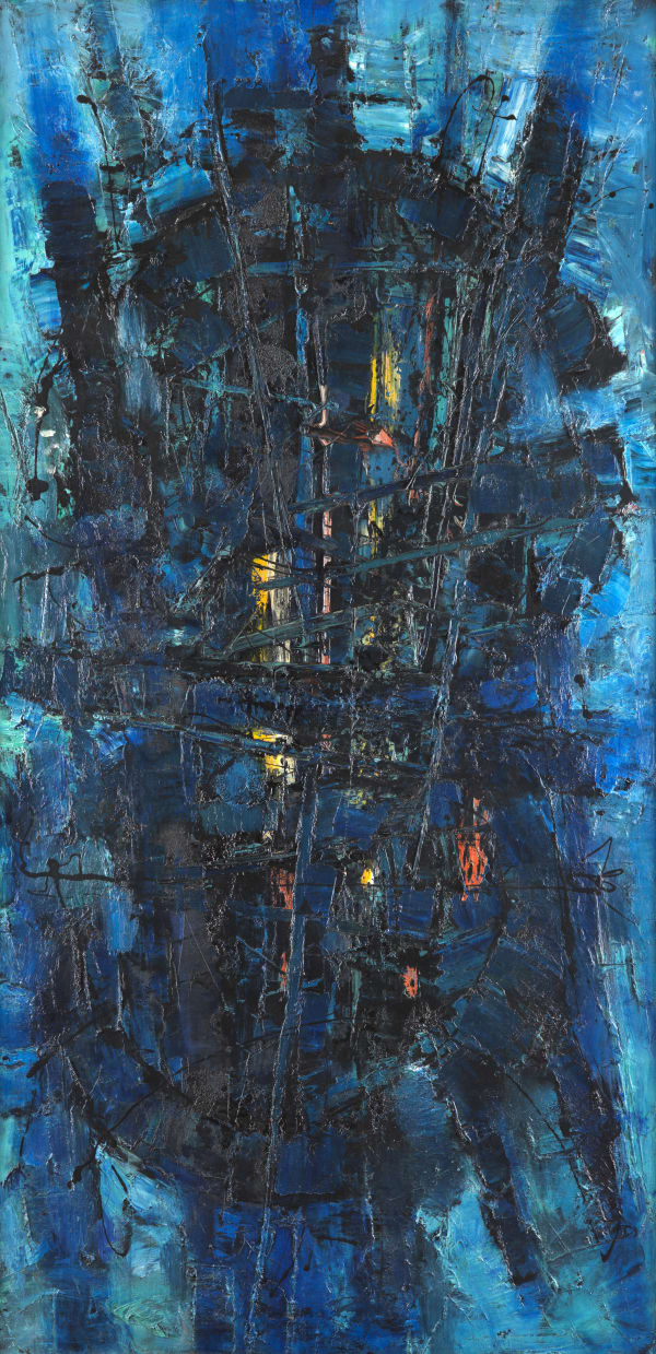 Frank Avray Wilson, FAW803 - Blue Constellation, c. 1954