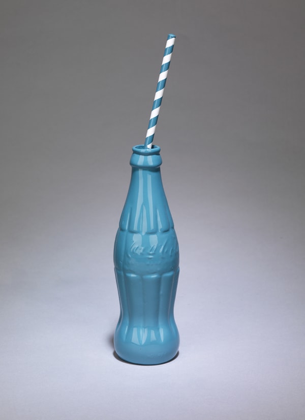 Clive Barker, Blue Coke with Straw, 2019