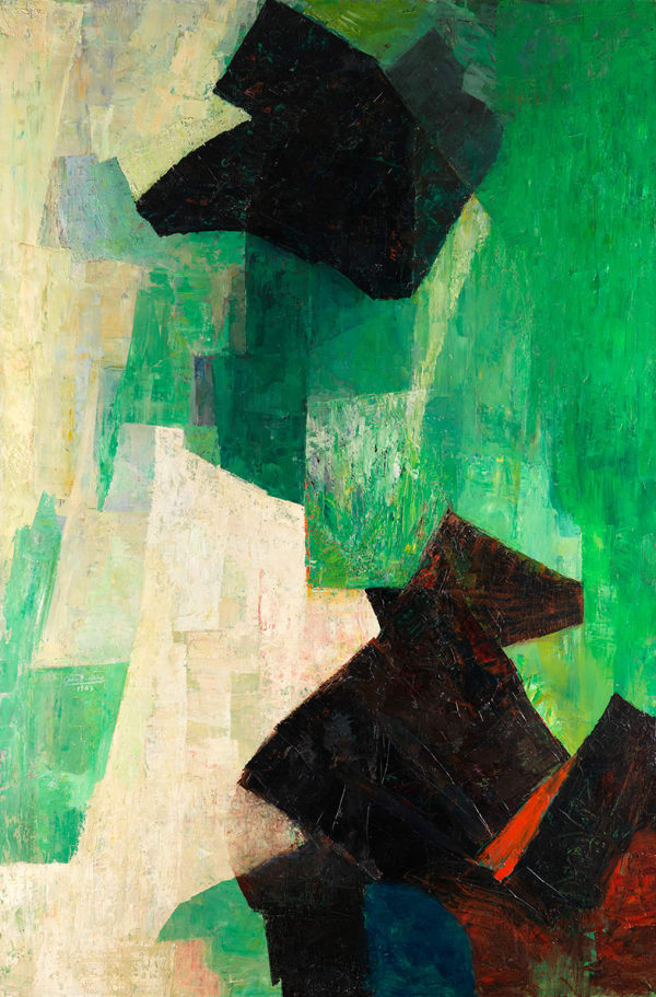 Joseph Lacasse, Dominante verte, 1947