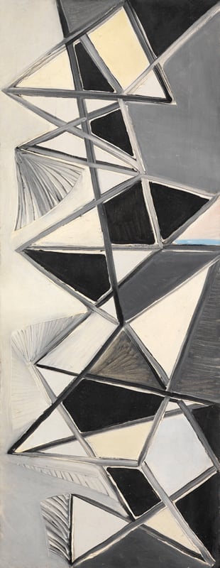 Caziel, WC345 - Abstract Composition, c. 1948