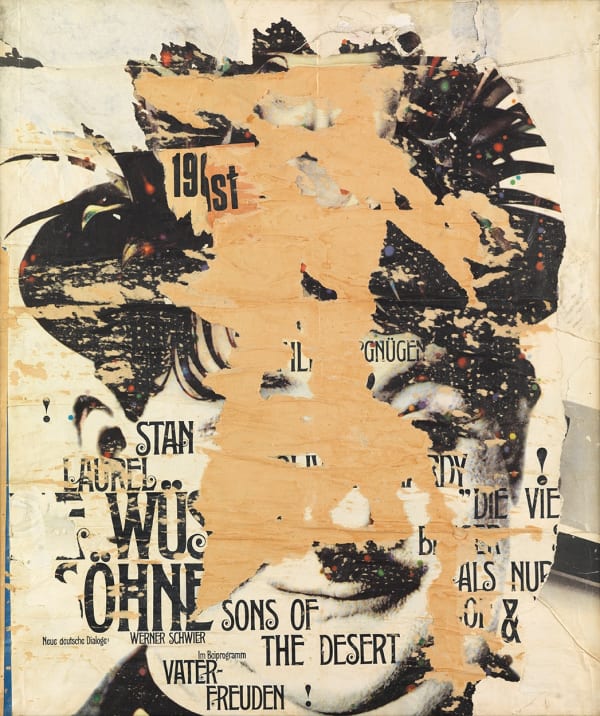 Reinhold Koehler, Plakat-Décollage 'Stan' D(1965)-9, 1965