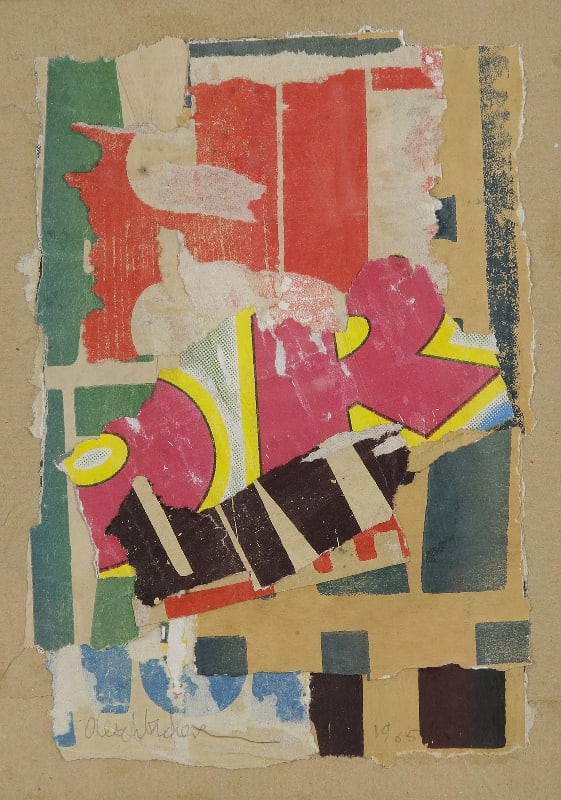 Arthur Aeschbacher, Lyrisme lacéré, 1965