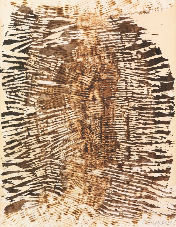 Reinhold Koehler, Décollage Pur, Gravé und Brûlé 1961/I/18, 1961