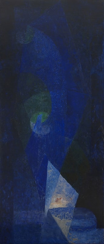 Joseph Lacasse, Dominante bleue, 1955-56