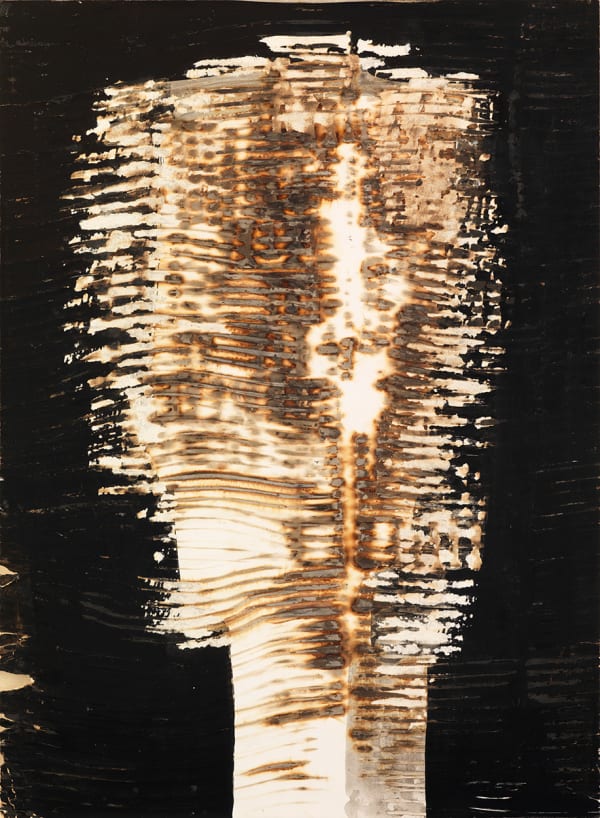 Reinhold Koehler, Décollage Pur et Brûlé, (1961)
