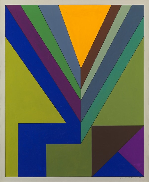 Guy Vandenbranden, Abstract Composition, 1973