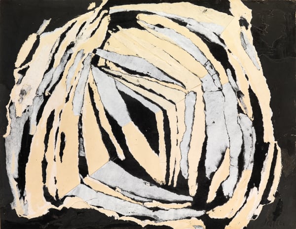 Reinhold Koehler, THORAX - Décollage Positiv-Negativ 1960/XII D1960-78, 1960