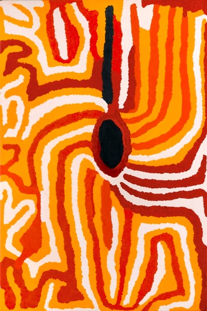 Lucy Yukenbarri Napanangka, A Soakage in Sandhill Country, 1997