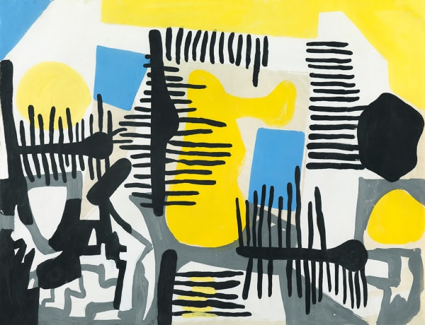 Caziel, WC228 - Composition no. 27, c. 1950