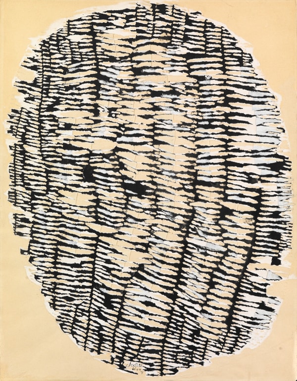 Reinhold Koehler, Décollage Pur 1960 VII/7 D1960-24, 1960