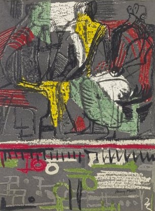 Henry Moore, Three Seated Figures, 1947