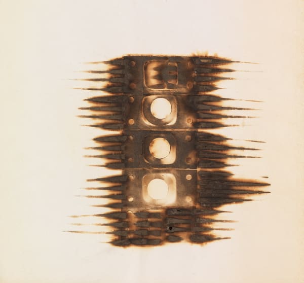 Reinhold Koehler, Décollage Brûlé, c. 1962