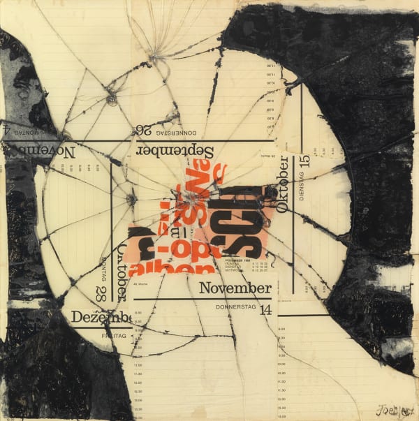 Reinhold Koehler, Figur SCH , Contre-Collage, 1968