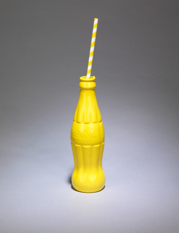 Clive Barker, Yellow Coke with Straw, 2019