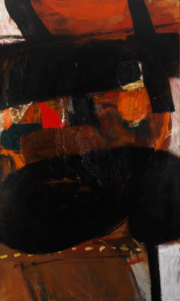 Albert Irvin RA, Black Moves, 1964