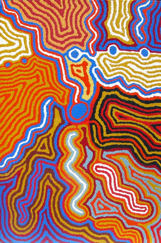 Helicopter Tjungurrayi, Kulyarra Rockhole, 1998