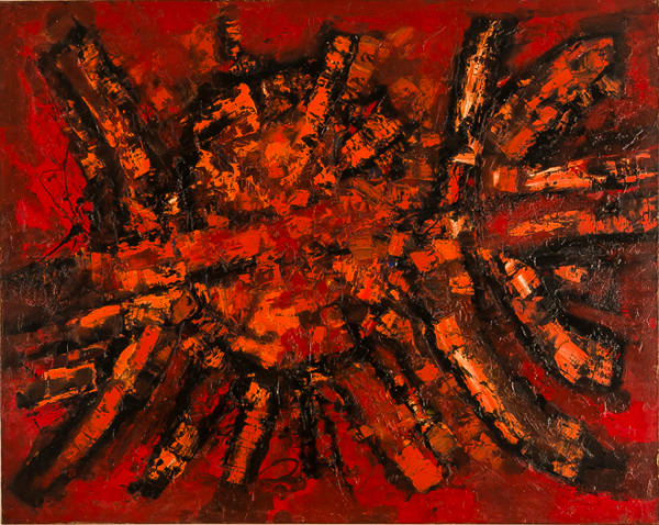 Frank Avray Wilson, FAW786 - Thrusting Reds, 1959
