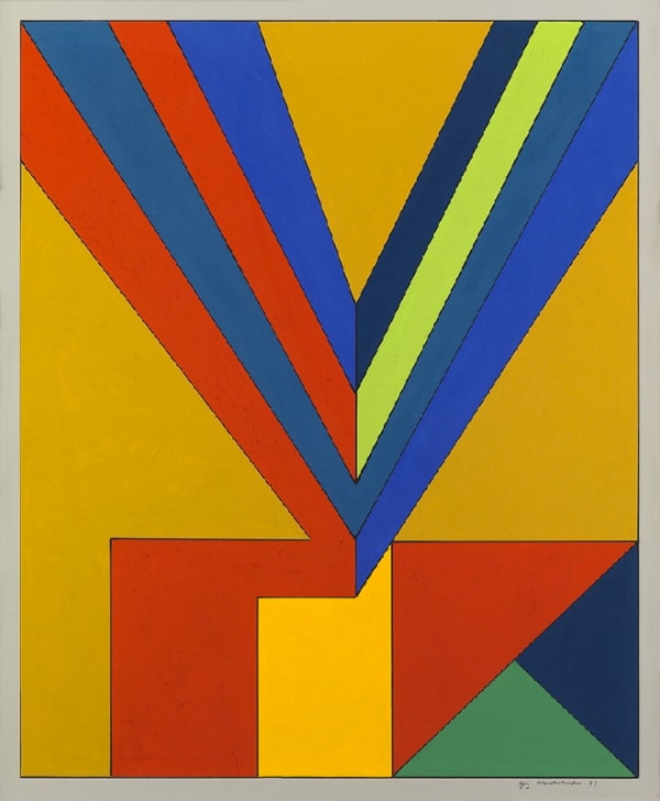 Guy Vandenbranden, Abstract Composition, 1973