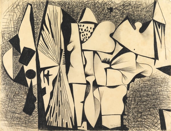 Caziel, WC067 - Organic Composition, c. 1951