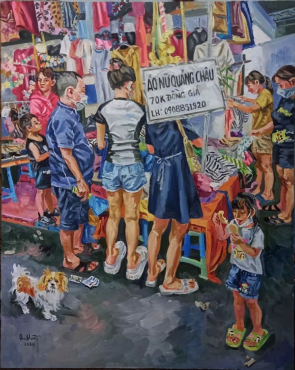 Nguyễn Quốc Dũng, Flea market (Chợ tiêu dùng), 2024