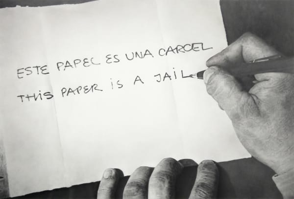 Martí Cormand, Formalizing their concept: Horazcio Zabala's "Este papel es una carcel" 1972, 2013