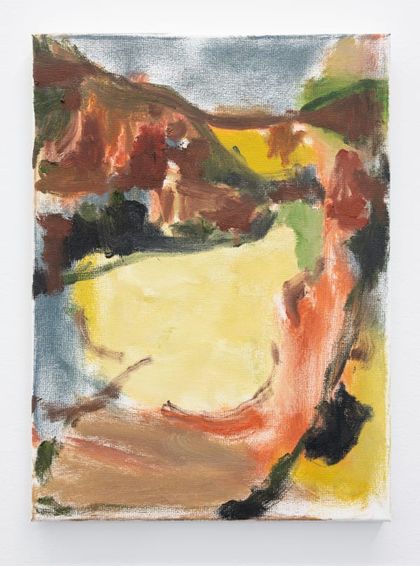 Robert Gunderman Sespe #1, 2024 Oil on canvas 14 x 11 inches 35.6 x 27.9 cm.