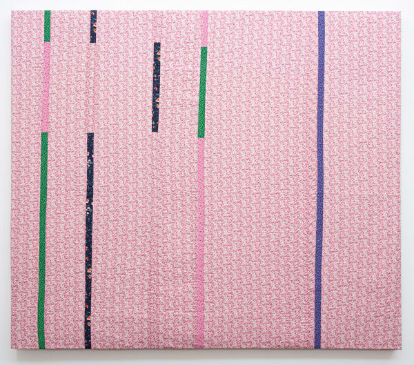 Ray Anthony Barrett, Death Valley Superbloom Quilt, Pink no. 1, 2022