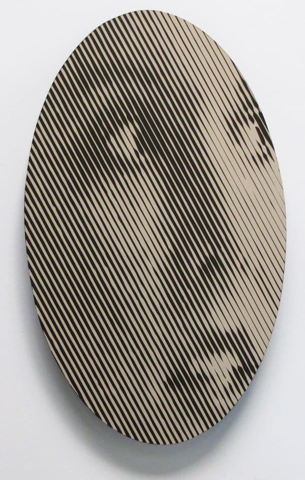 Chris Cran, Beige/Purple Woman, 2014