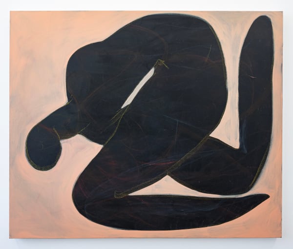 Vanessa Beecroft (Untitled) black figure, 2019 Oil on canvas 60 x 72 inches 152.4 x 182.9 cm.