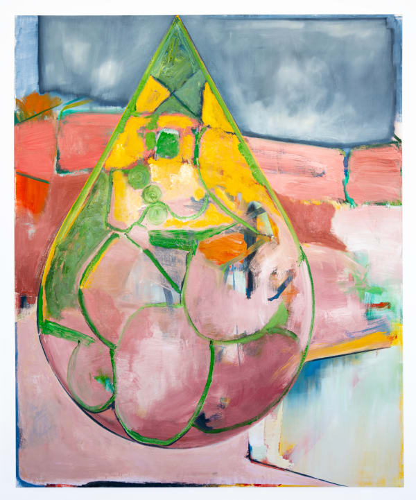 Robert Gunderman Drop, 2024 Oil on canvas 72 x 60 inches 182.9 x 152.4 cm.