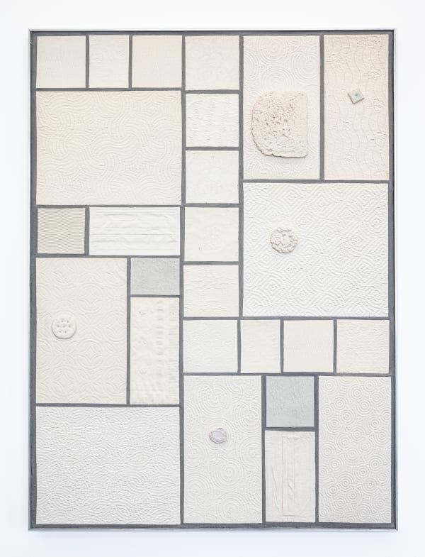Ry Rocklen, Absorption Panel (White Bread), 2024