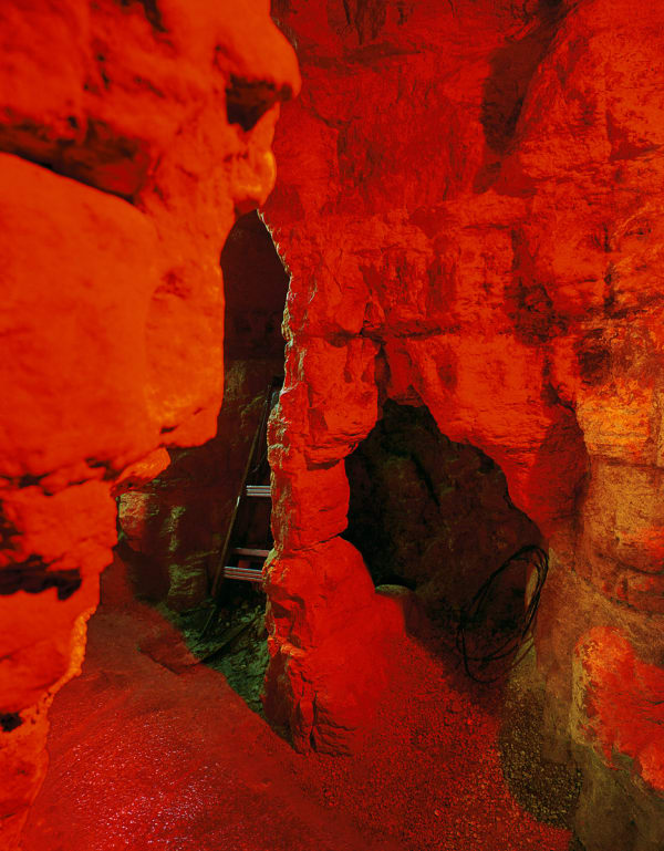 Austin Irving, Red Arches, Crystal Lake Cave, Dubuque, Iowa, USA, 2020