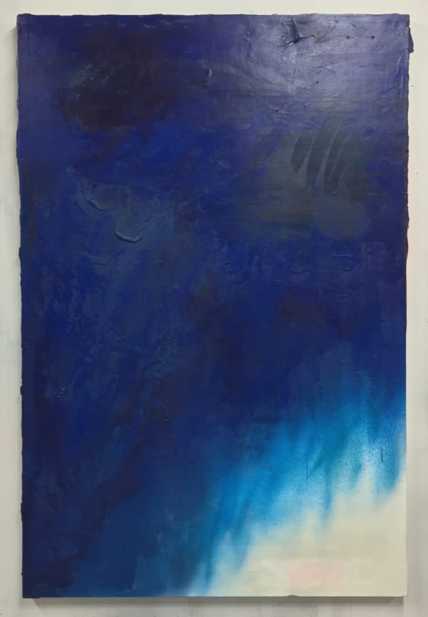Geoff Hippenstiel, Third Blue Monochrome, 2015