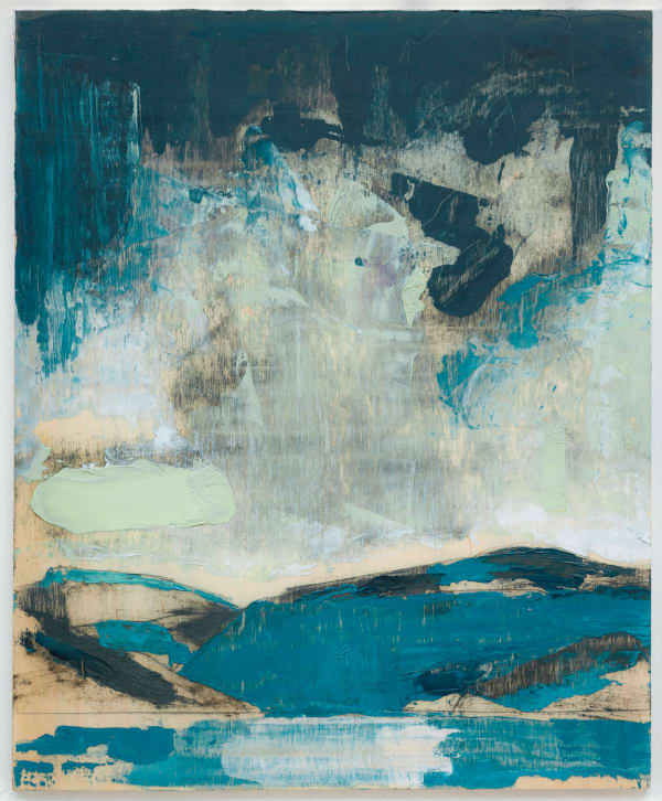 Herald Nix Untitled Shuswap Lake, B.C. January #31, 2024 Oil on birch panel 11 1/2 x 9 1/2 inches 29.2 x 24.1 cm. 17 1/2 x 15 1/2 inches (framed) 44.5 x 39.4 cm.