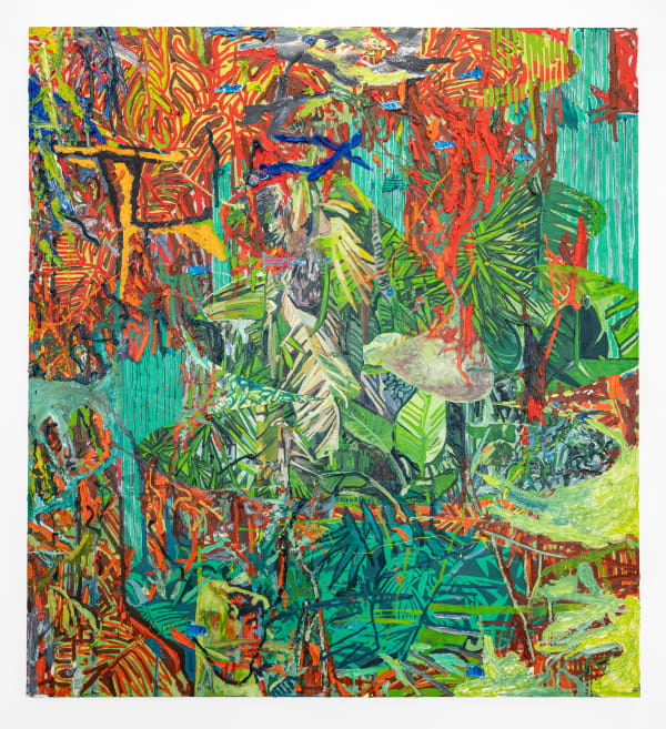 Alex Becerra Chicharron ( Happy Pretty ), 2025 Oil on canvas 96 x 87 inches 243.8 x 221 cm.
