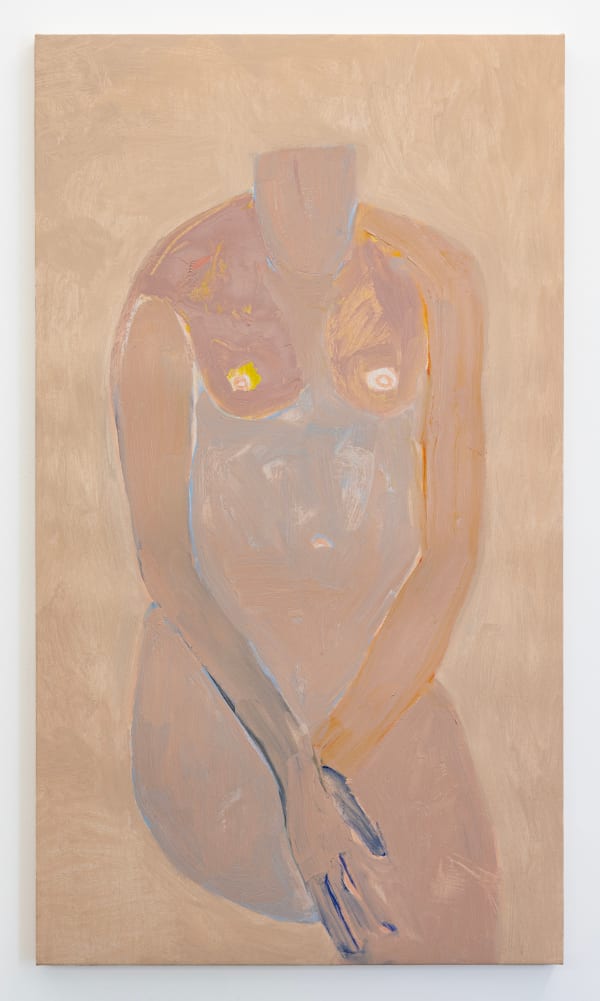 Vanessa Beecroft Diptych (untitled right), 2015 Oil on canvas 48 1/2 x 27 inches 123.2 x 68.6 cm.