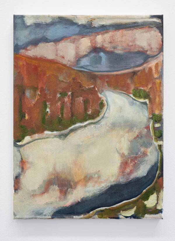 Robert Gunderman Sespe #5, 2024 Oil on canvas 14 x 11 inches 35.6 x 27.9 cm.