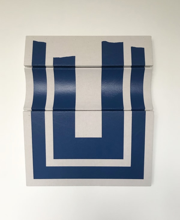 Robert Moreland, Untitled Concave Blue, 2018