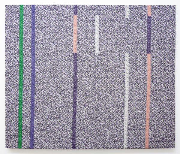 Ray Anthony Barrett, Death Valley Superbloom Quilt, Lavender no. 1, 2022