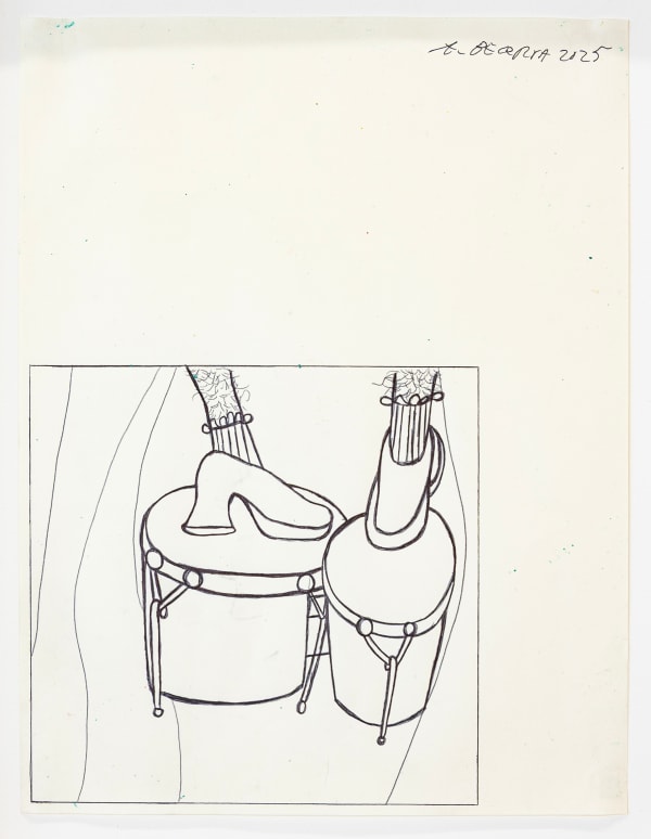 Alex Becerra Dancer, 2025 Graphite pencil on paper 11 x 8 1/2 inches 27.9 x 21.6 cm. 14 x 11 1/2 inches (framed) 35.6 x 29.2 cm. (framed)