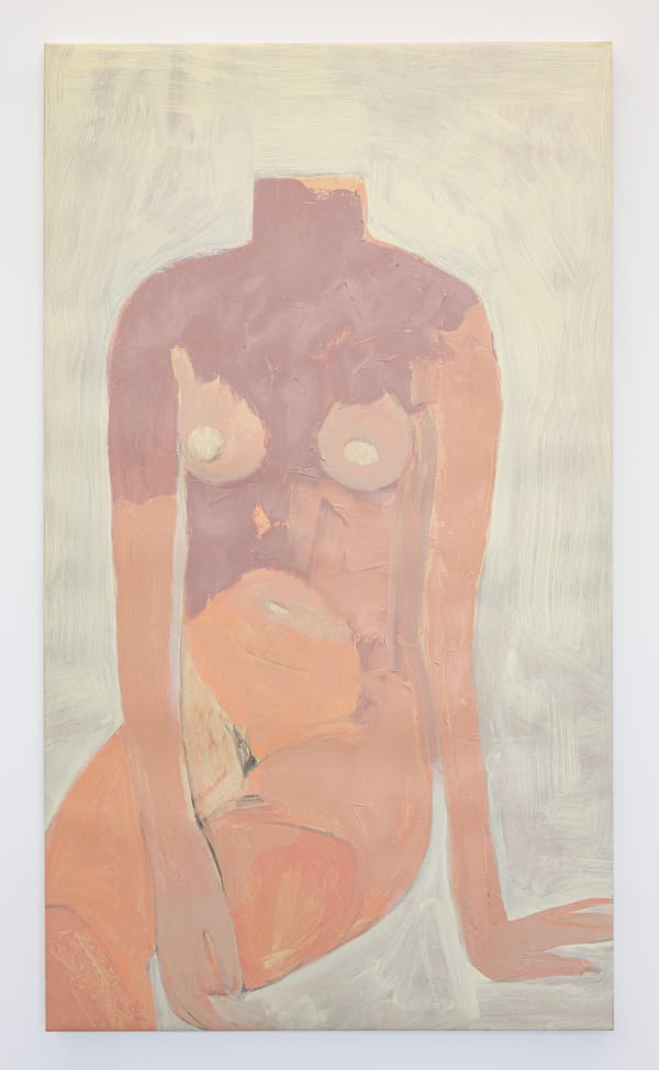 Vanessa Beecroft Diptych (untitled left), 2015 Oil on canvas 48 1/2 x 27 inches 123.2 x 68.6 cm.