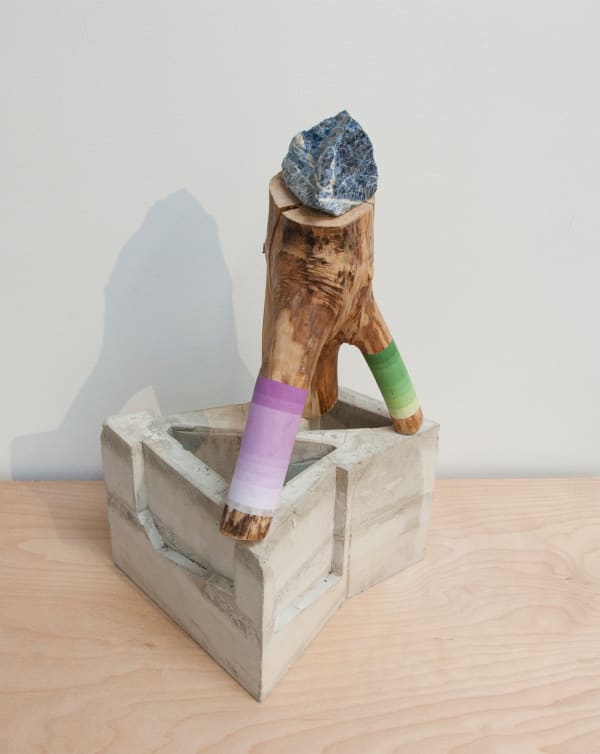 Suzanne Wright, Untilted (Lapis Throat Chakra), 2017-2018