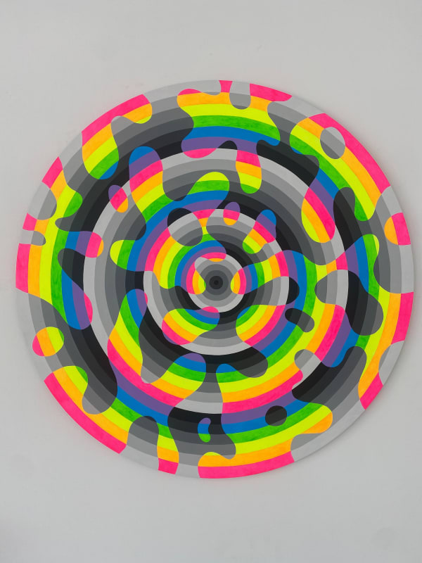 Jen Stark, Concentric Refraction, 2022