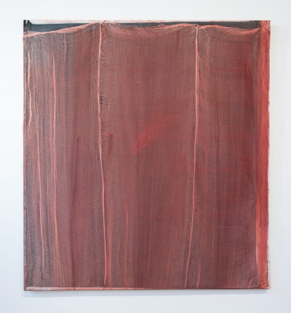 Jeremy Everett, Black/Red Gauze, 2022