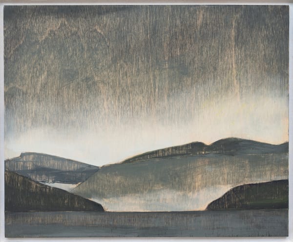 Herald Nix Untitled Shuswap Lake, B.C. November #40, 2024 Oil on birch panel 8 1/2 x 10 1/2 inches 21.6 x 26.7 cm. 14 1/2 x 16 1/2 inches (framed) 36.8 x 41.9 cm.